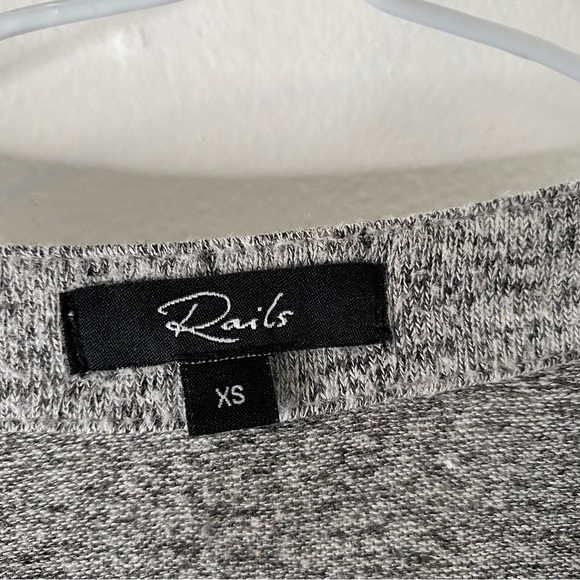 RAILS Leigh Sweater in Melange Grey - Picture 4 of 9